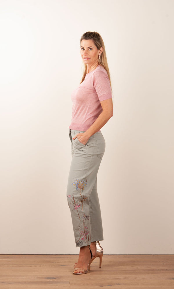 Pullover „Lurex“ Rosa