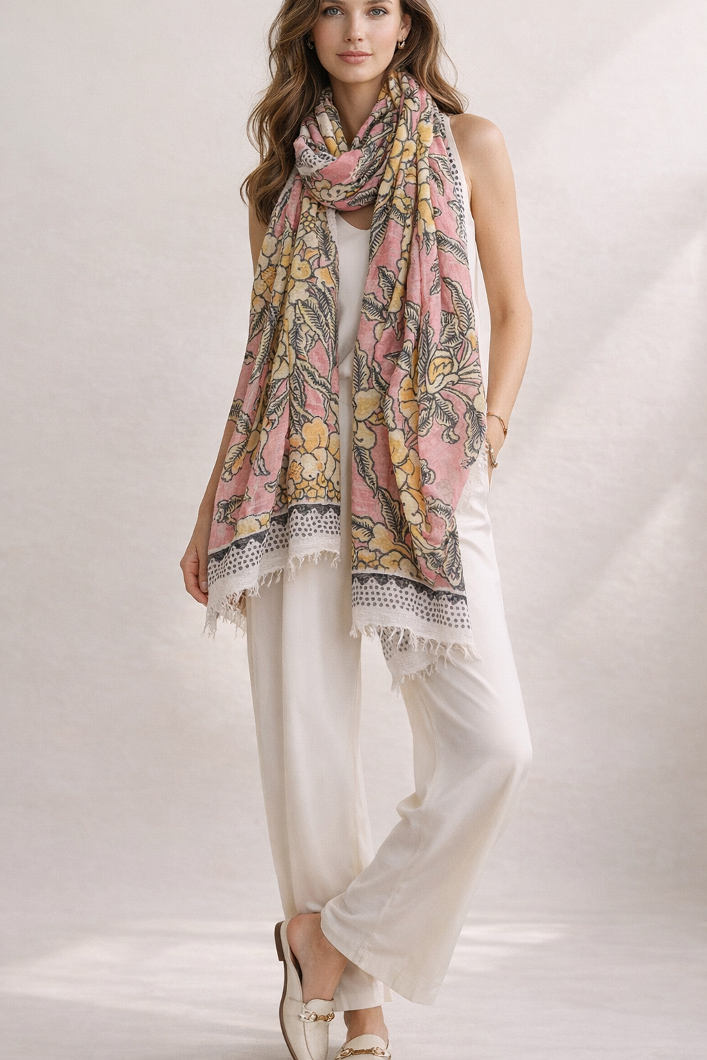 Schal Koralle | Multicolor