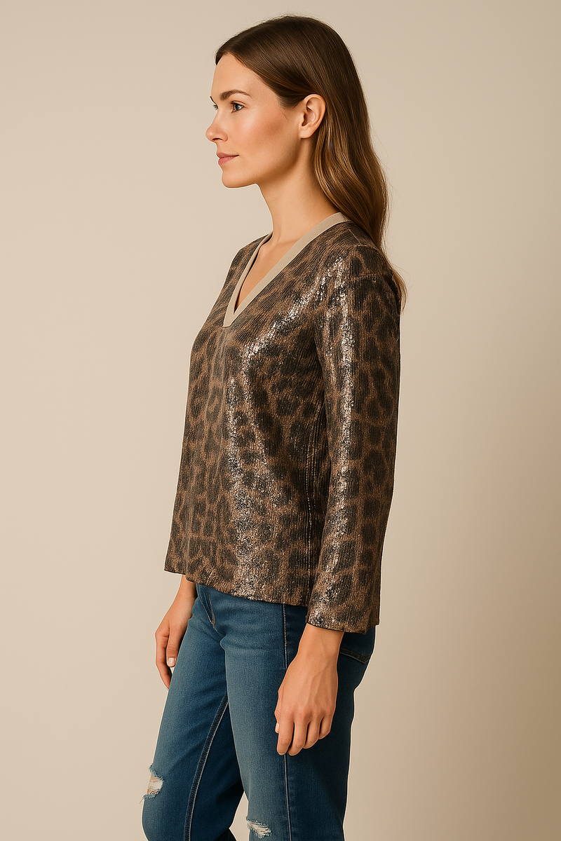 Shirt „Pailletten“ Leo