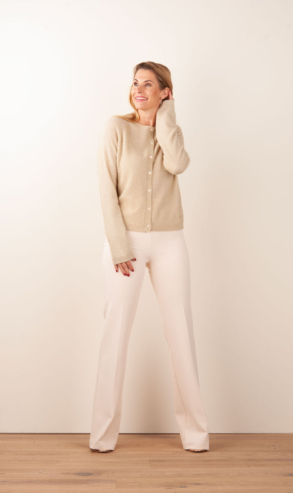 Strickjacke „Glitzer“ Gold