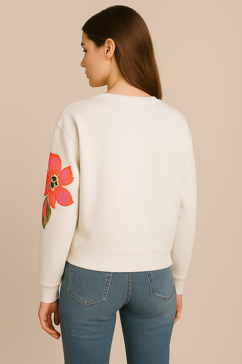 Sweatshirt Weiß | Multicolor