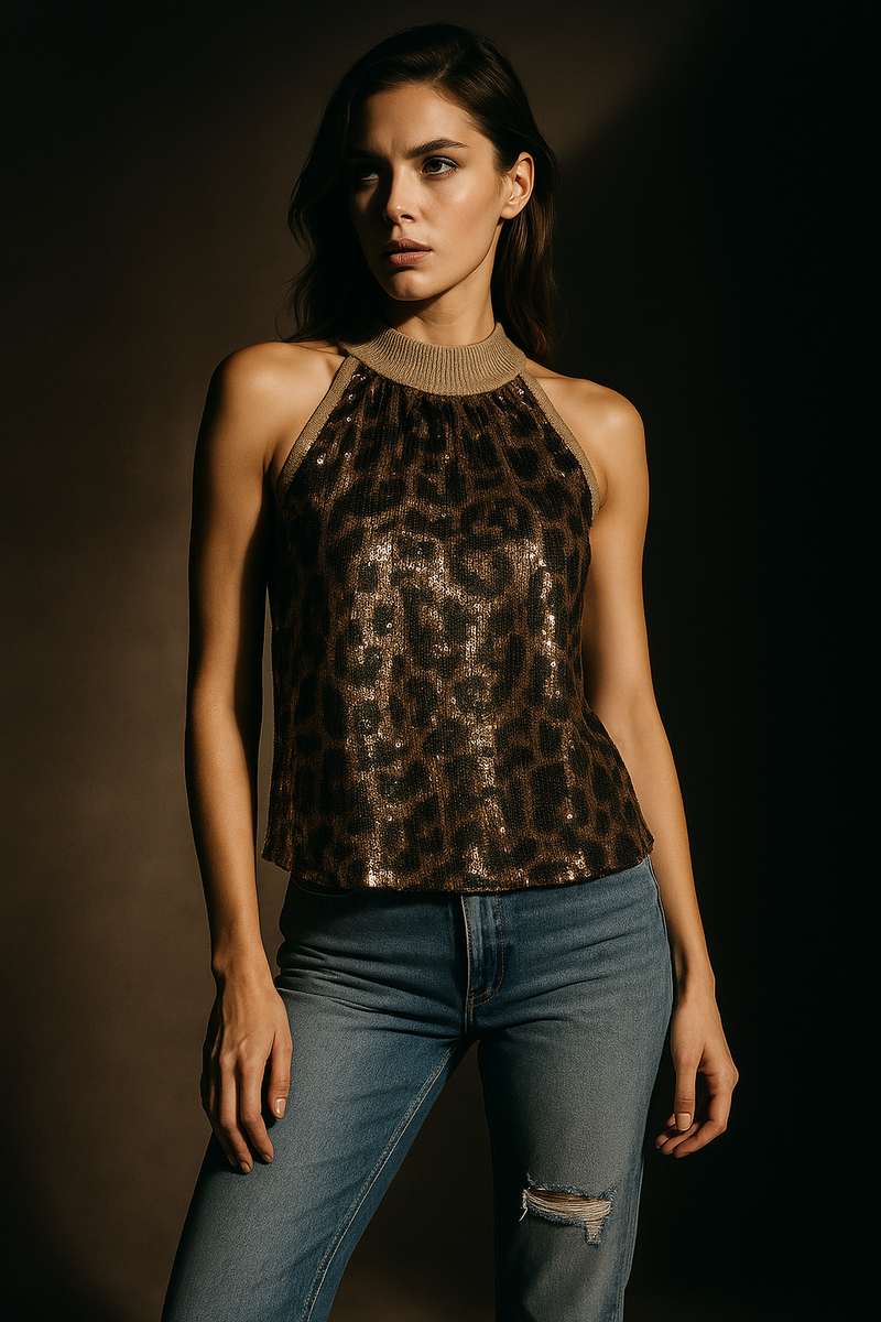 Top „Pailletten“ Leo