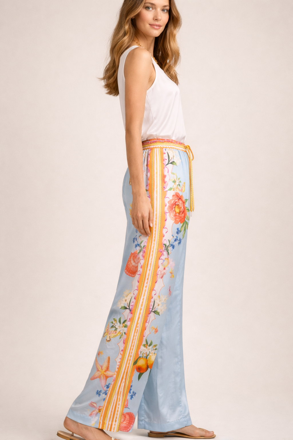 Hose Hellblau | Multicolor