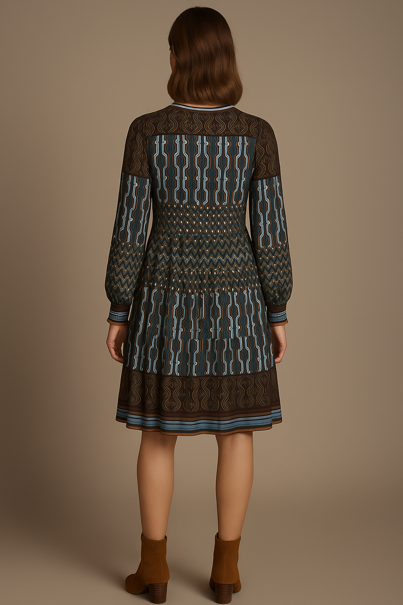 Kleid Blau | Multicolor