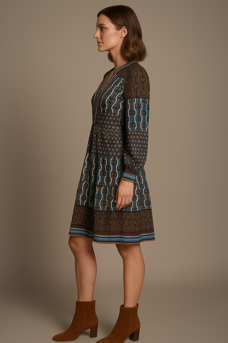 Kleid Blau | Multicolor