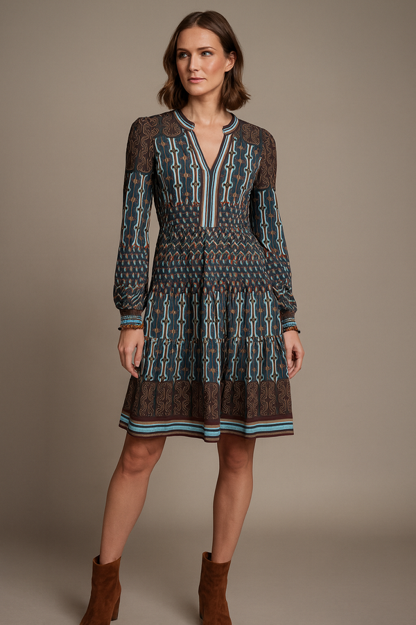 Kleid Blau | Multicolor