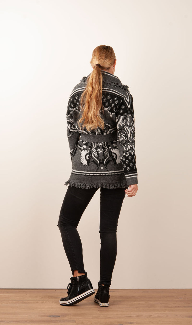 Jacke Grau | Schwarz