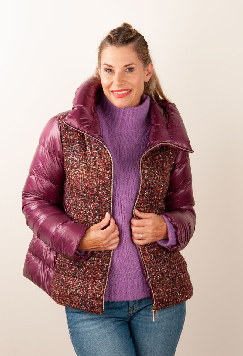 Herno Daunenjacke Beere | Multicolor