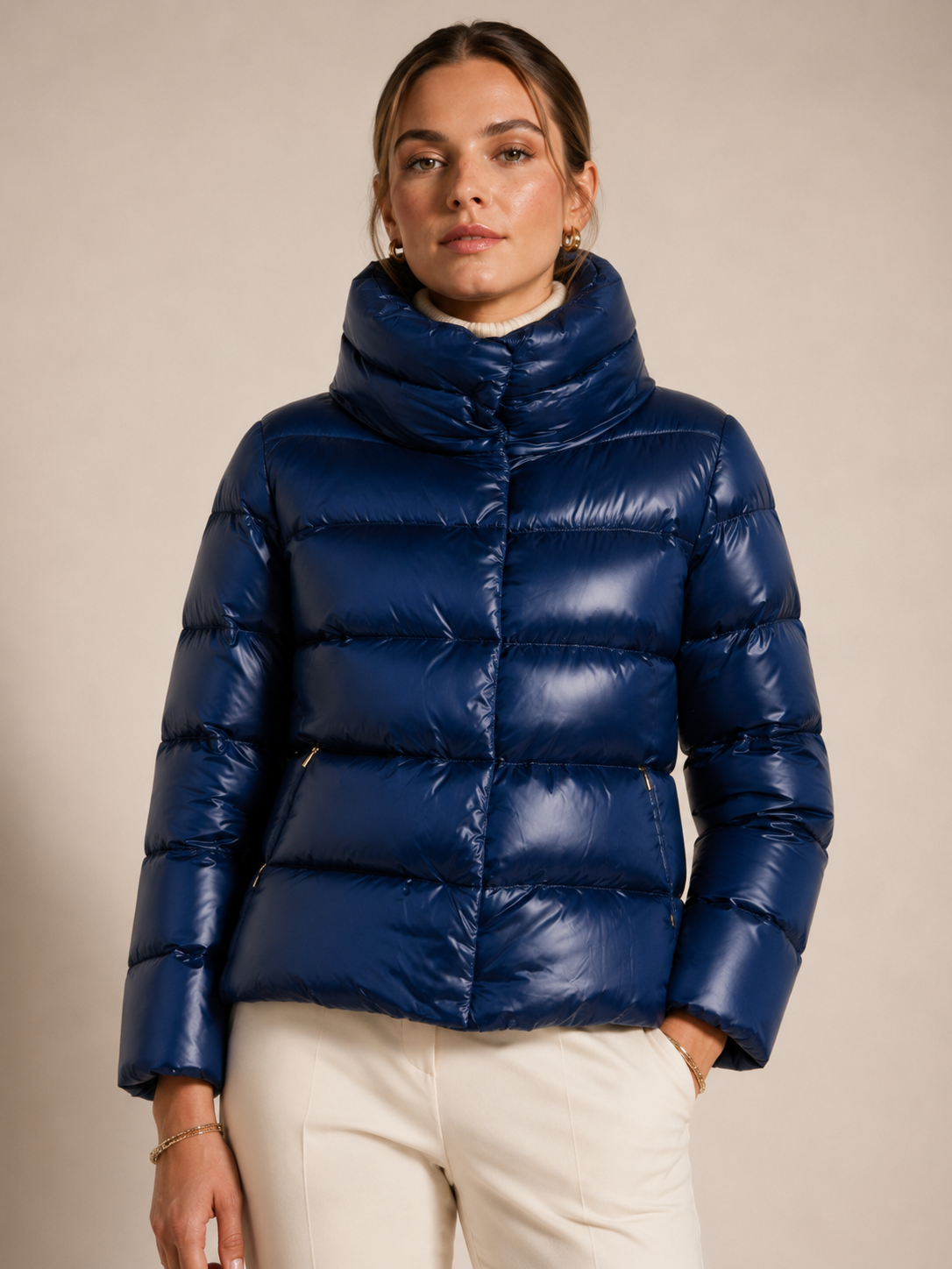 Daunenjacke Blau