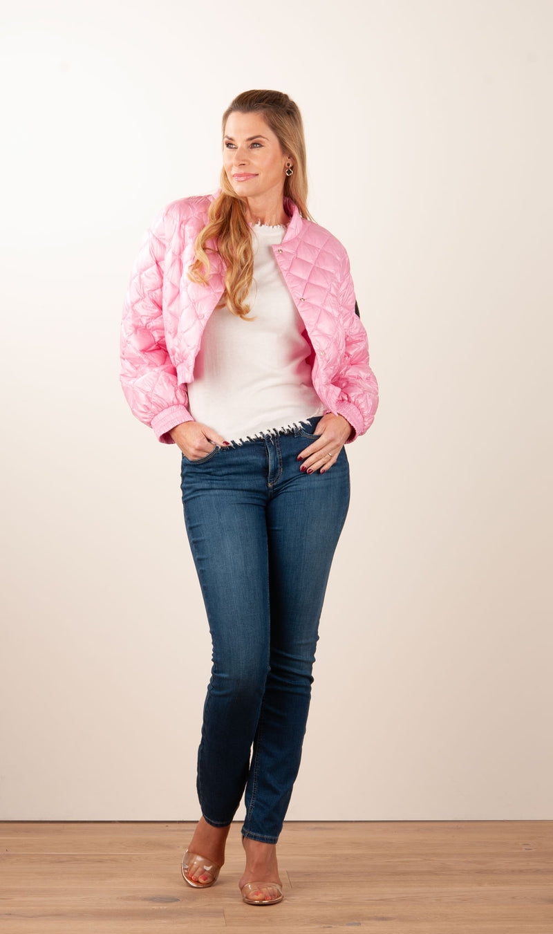 Daunenjacke Rosa