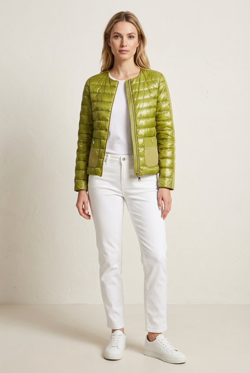 Leichte Daunenjacke Grün