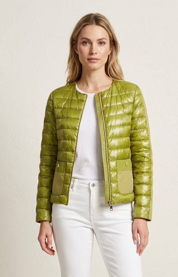 Leichte Daunenjacke Grün