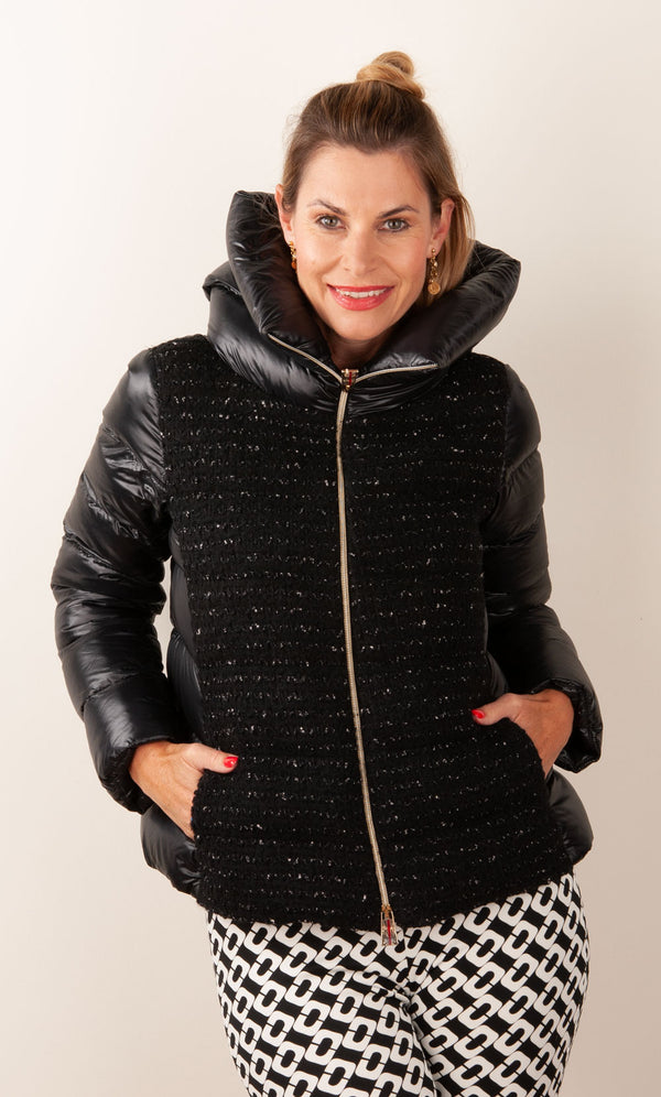Daunenjacke Schwarz