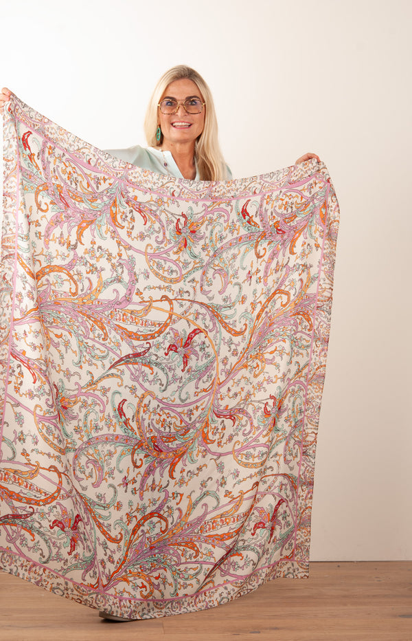 Tuch Creme | Multicolor