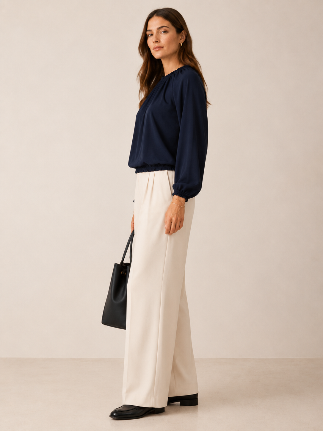 Bluse „Diana“ Dunkelblau