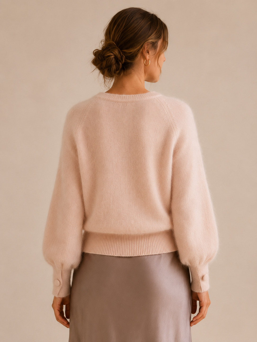 Kaschmir-Pullover „LINA“ Hellbeige