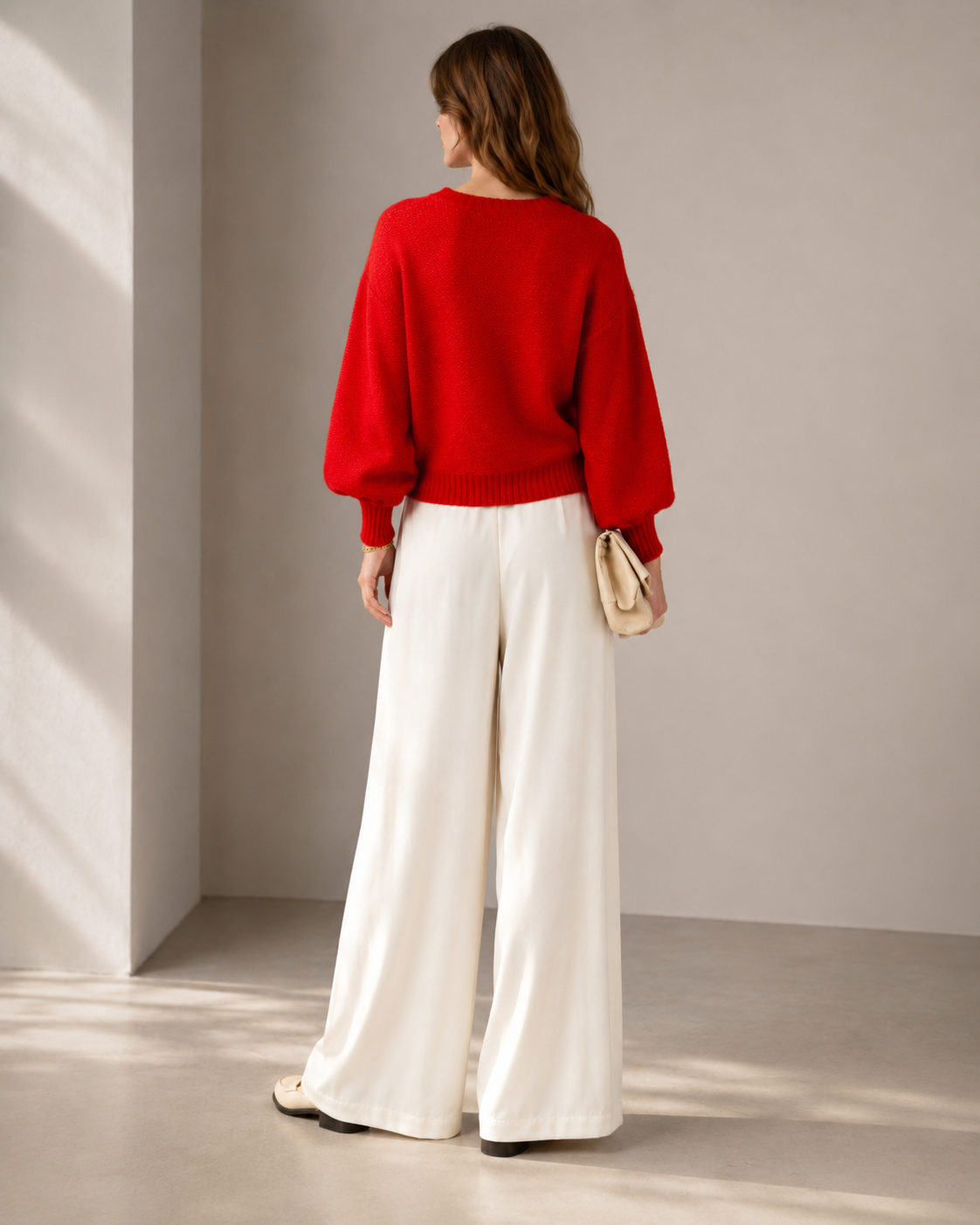Statement-Kaschmir-Pullover „BELLA“ Rot