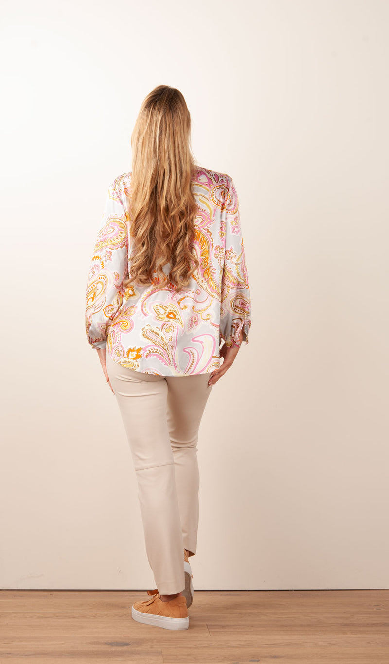 Bluse Weiß | Multicolor