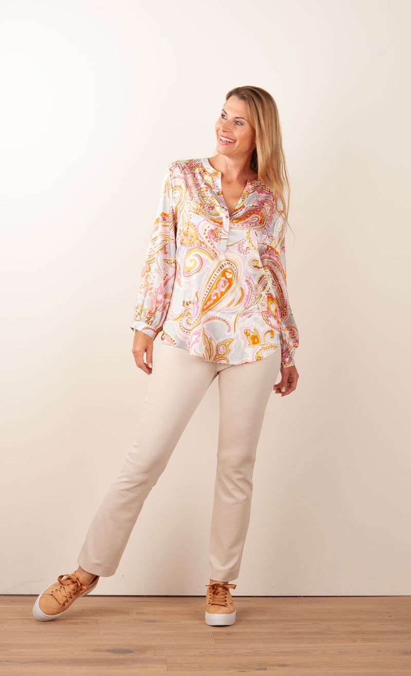 Bluse Weiß | Multicolor