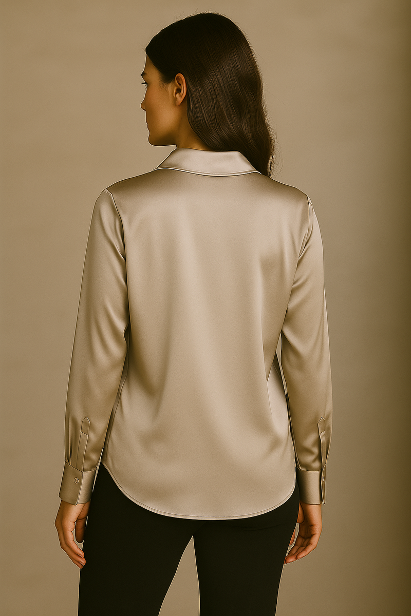 Seiden Bluse Cloudy