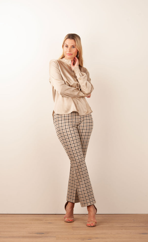 Bluse Beige
