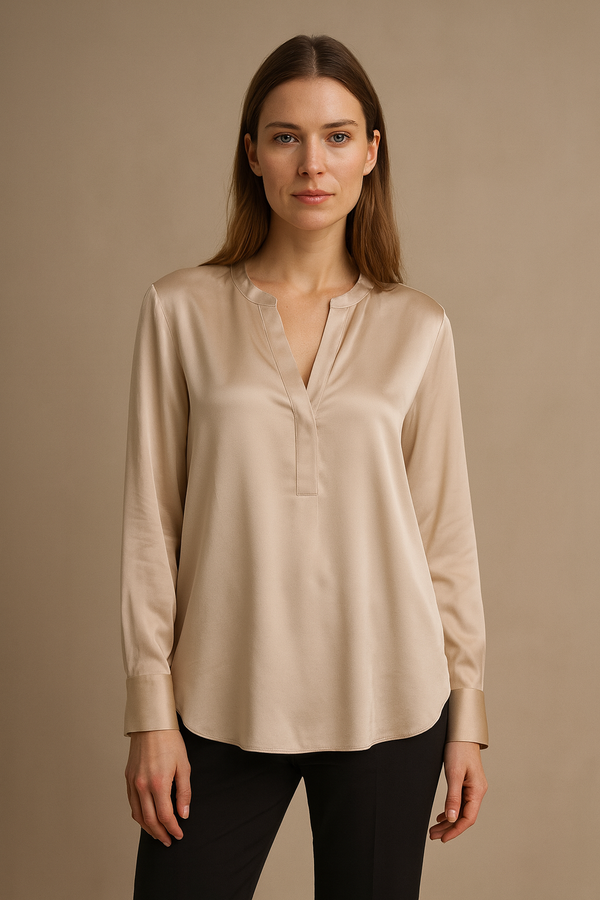 Bluse Beige