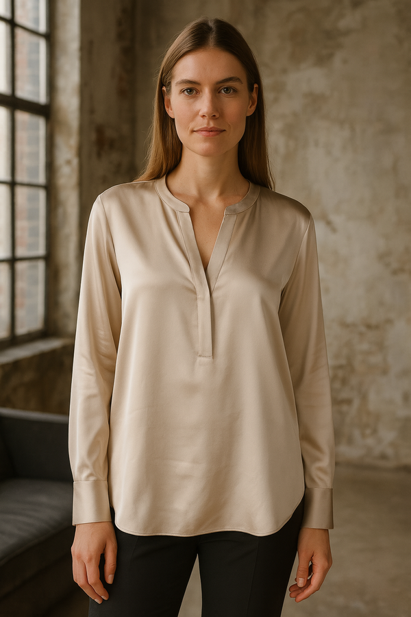 Bluse Beige