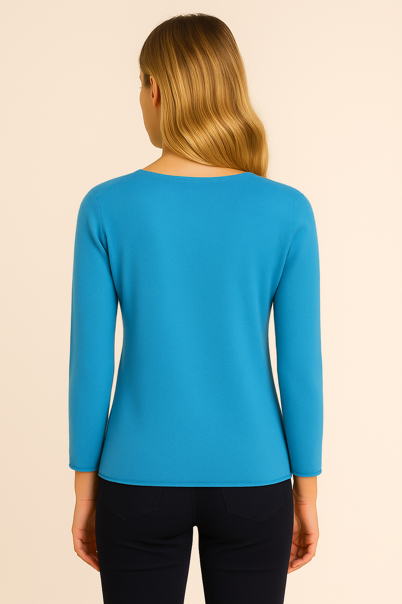 Kaschmir Pullover Blau