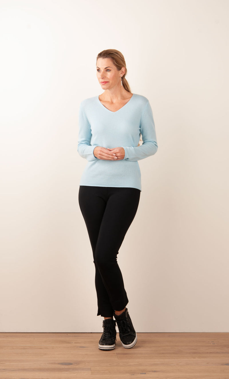 Kaschmir Pullover Hellblau