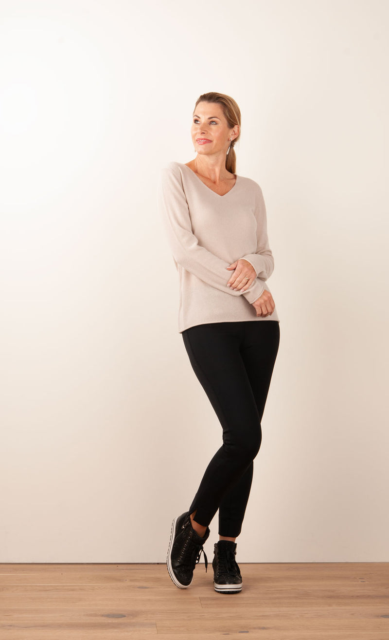 Kaschmir Pullover Beige