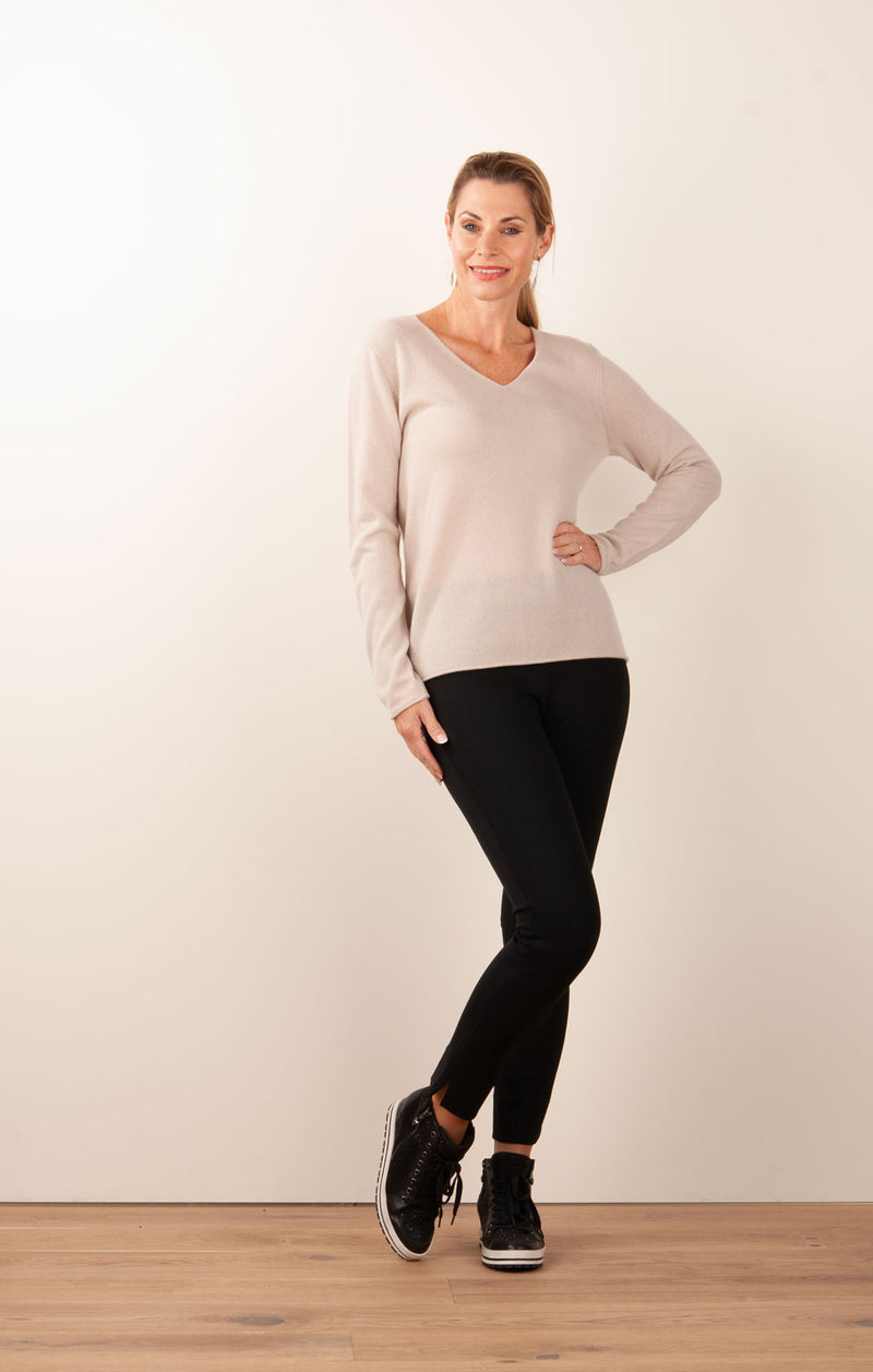 Kaschmir Pullover Beige