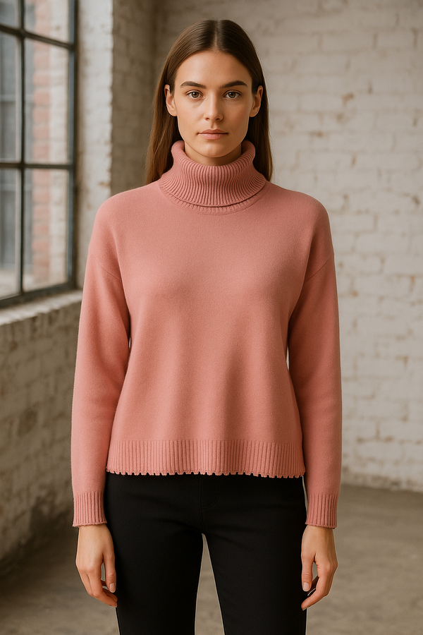 Pullover „Fransen“ Staubrosa
