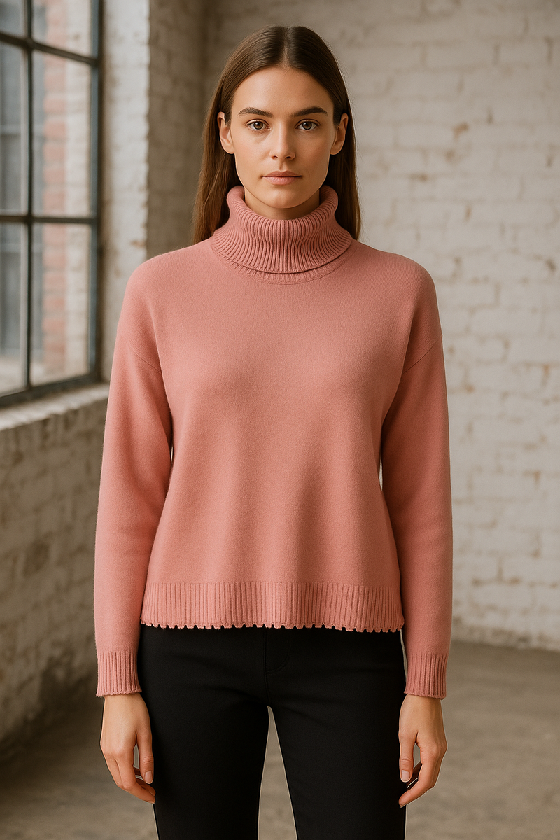 Pullover „Fransen“ Staubrosa
