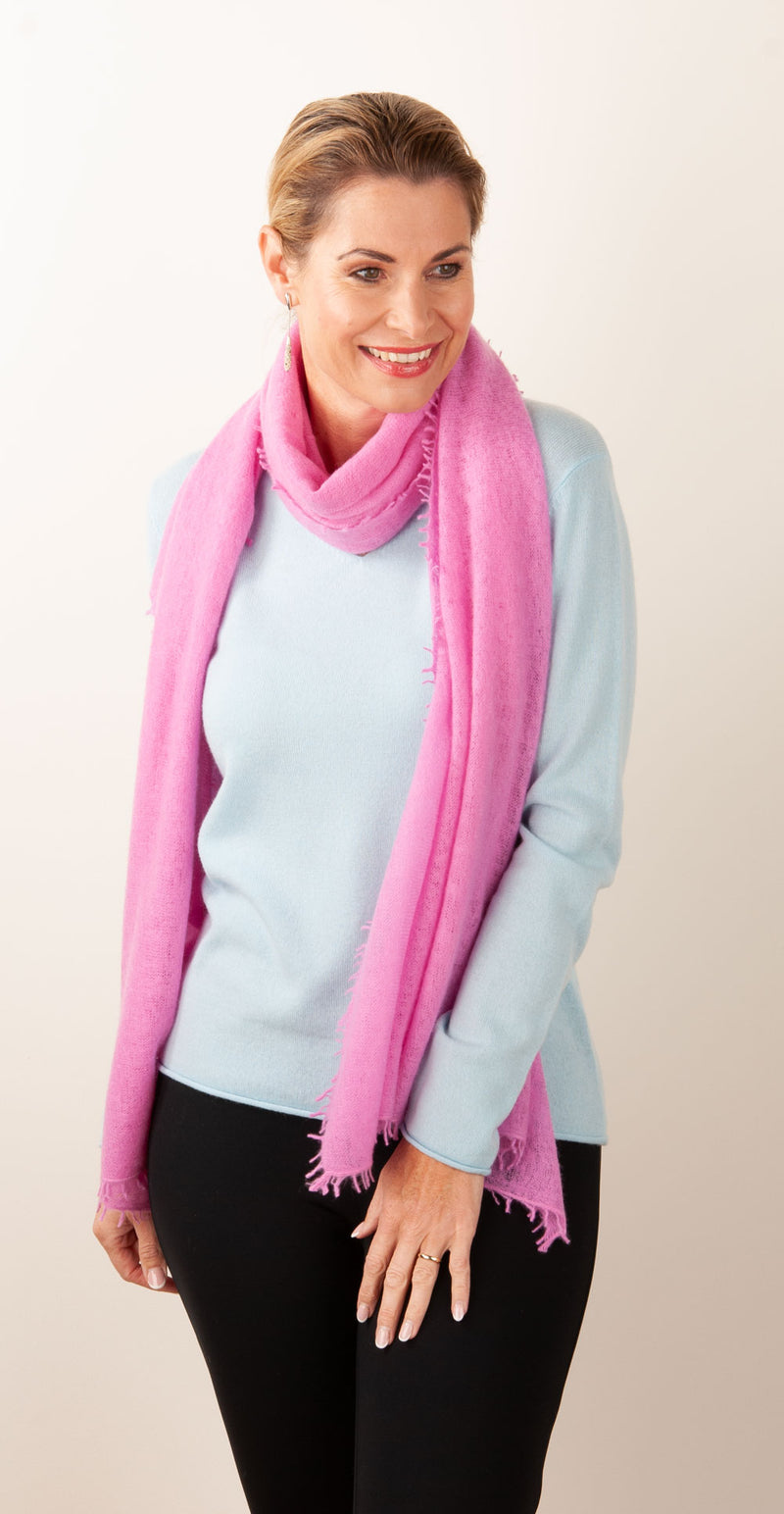 Kaschmir Schal Pink