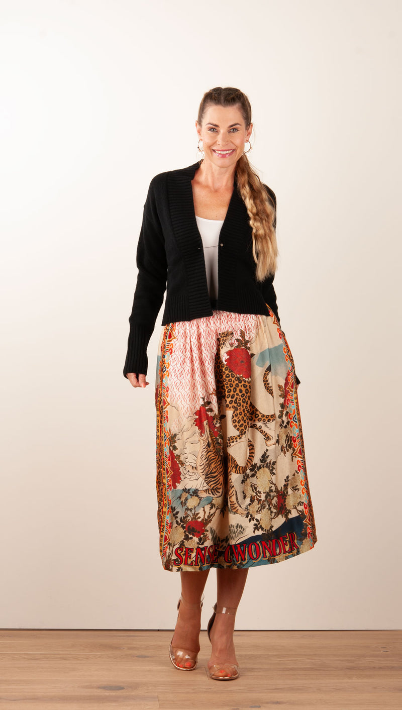 Strickjacke Schwarz