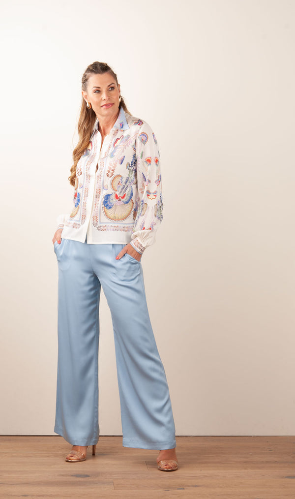 Bluse Creme | Multicolor