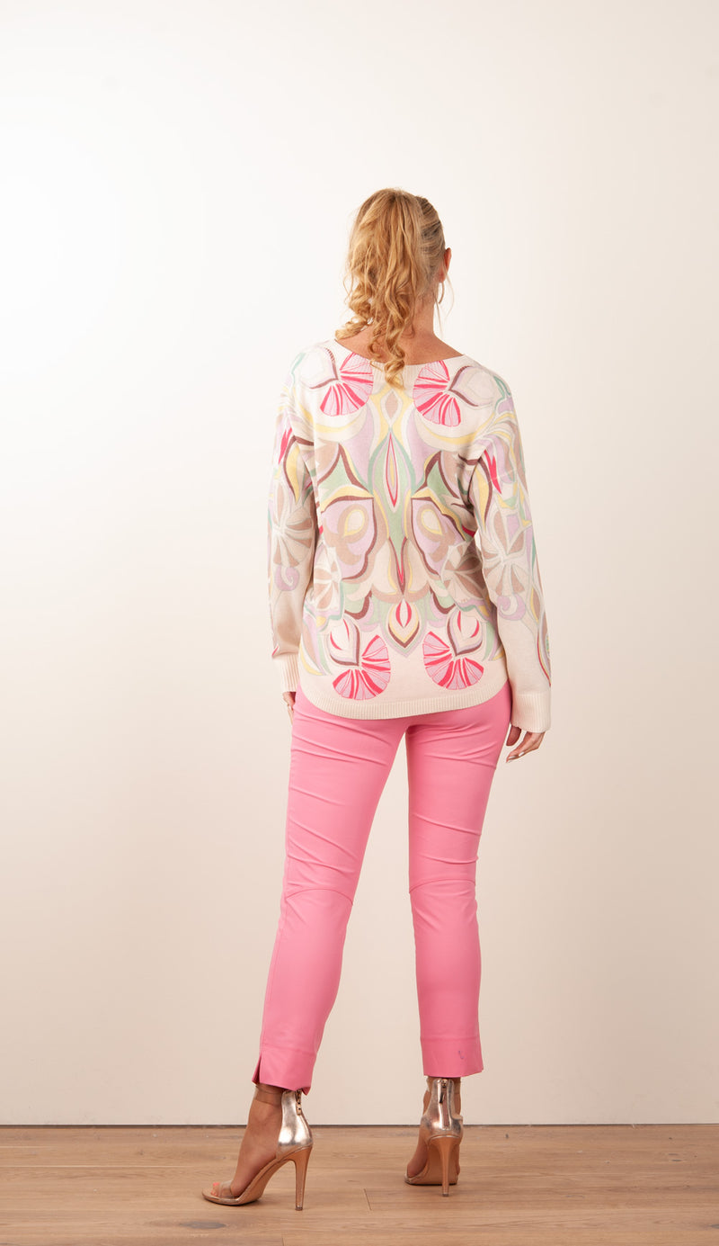 Pullover Creme | Multicolor