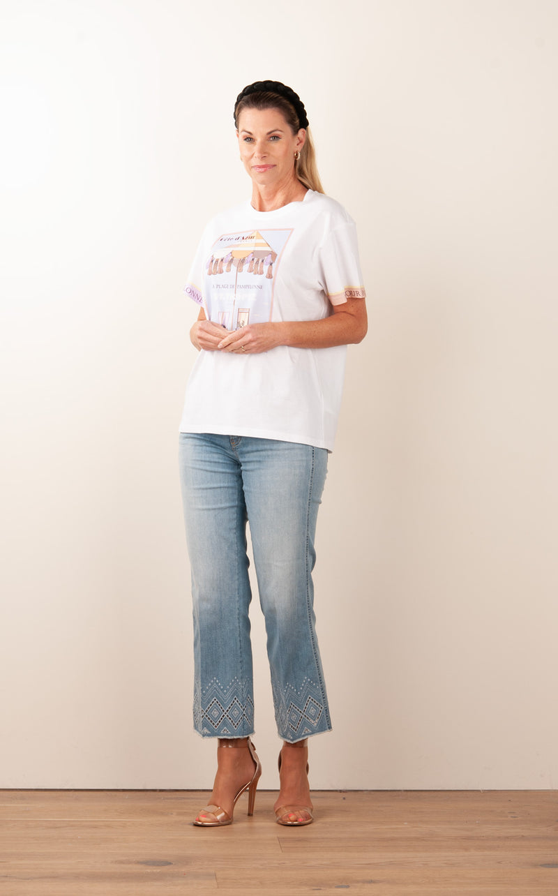 T-Shirt Weiß | Multicolor
