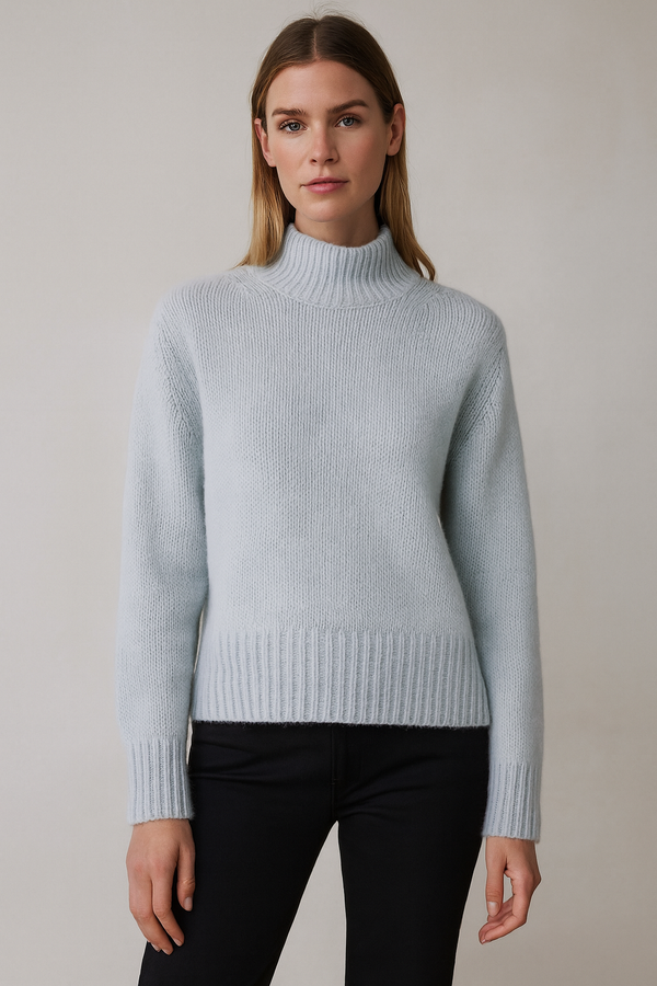 Kaschmir Pullover Eisblau