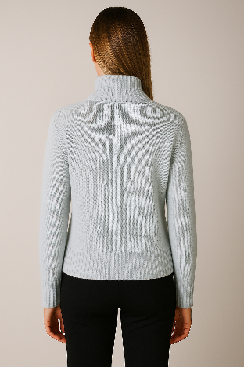Kaschmir Pullover Eisblau