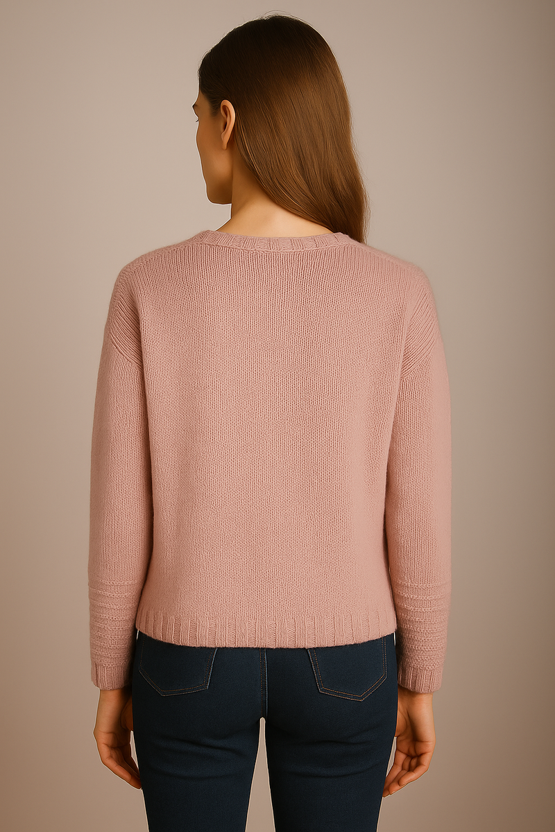 Kaschmir Pullover Dusty Pink