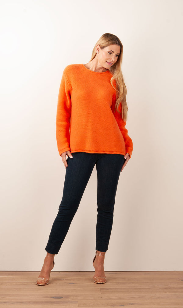 Kaschmir Pullover Orange