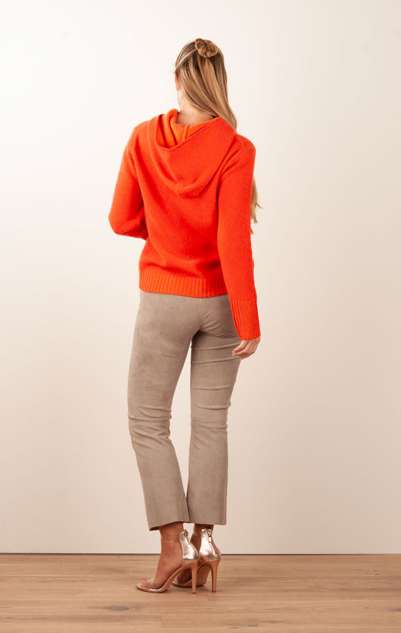 Kaschmir Pullover Orange/Rot
