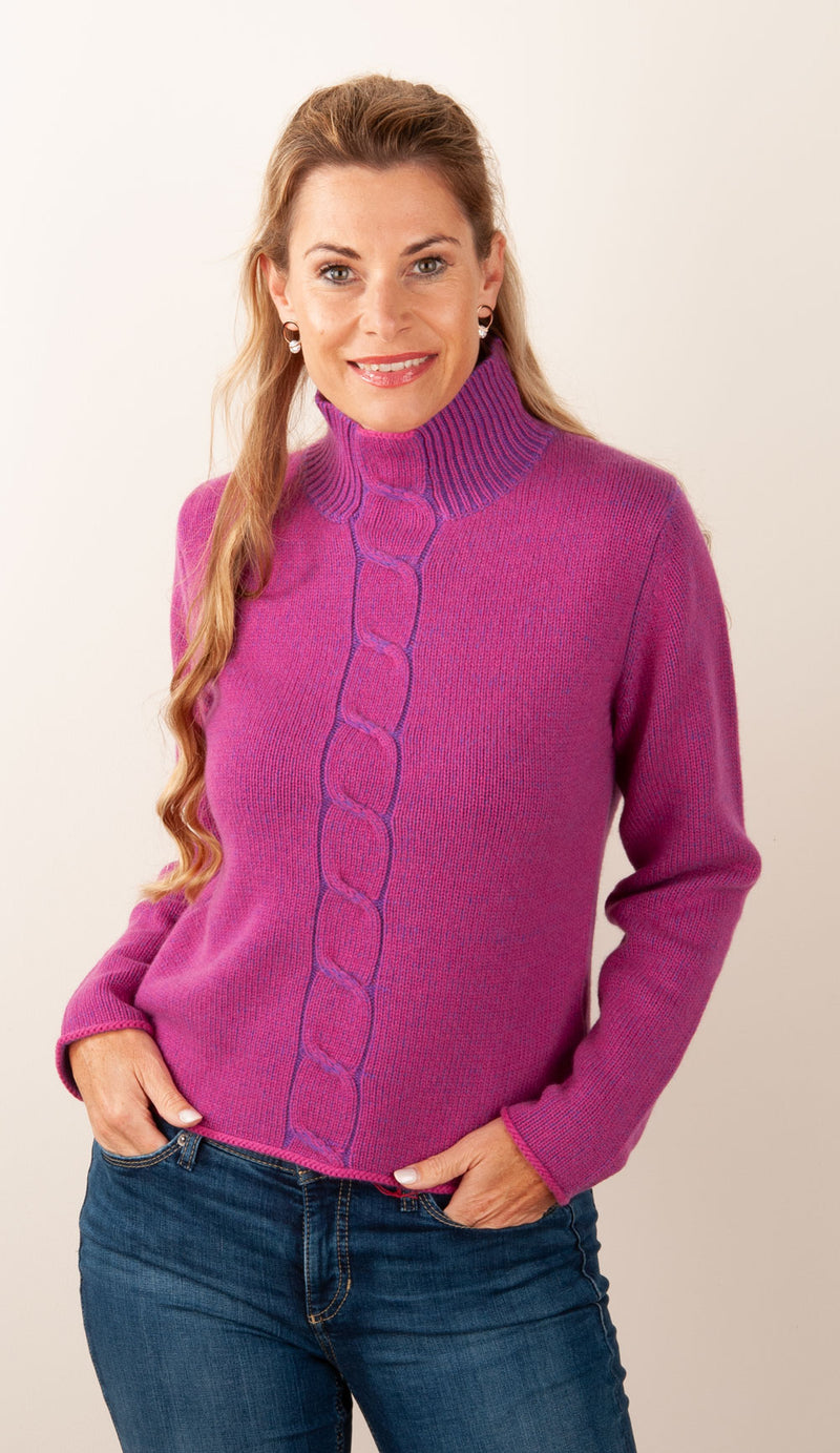 Kaschmir Pullover Pink | Lila