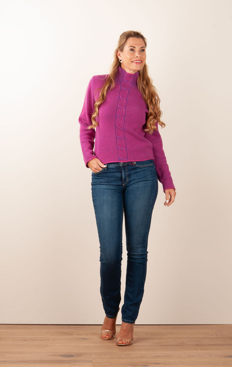 Kaschmir Pullover Pink | Lila
