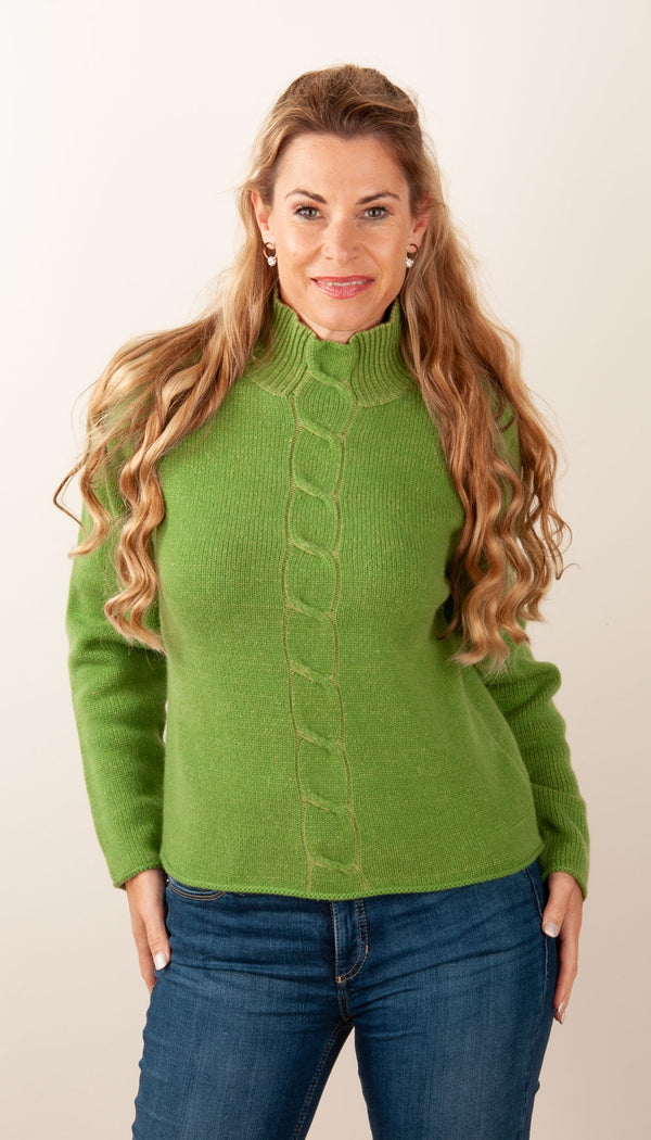 Kaschmir Pullover Grün