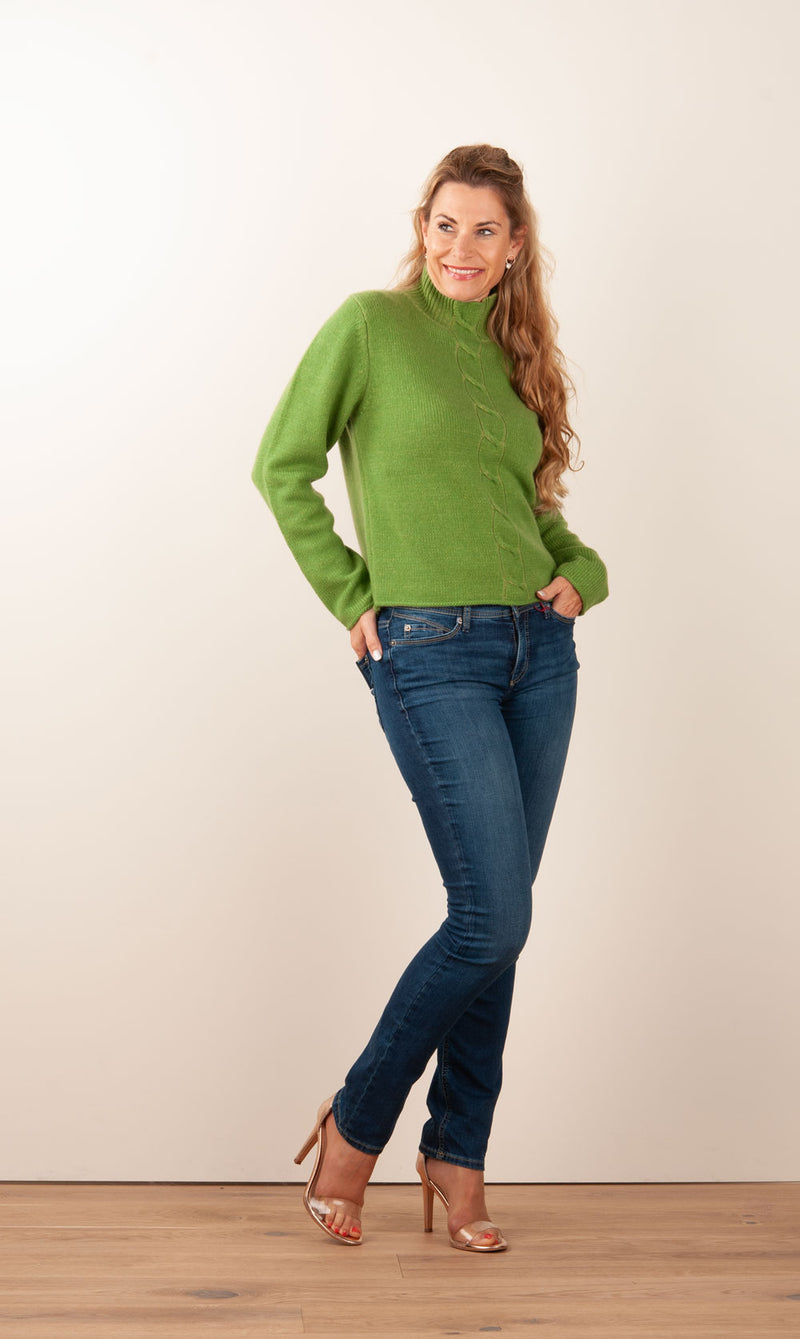 Kaschmir Pullover Grün