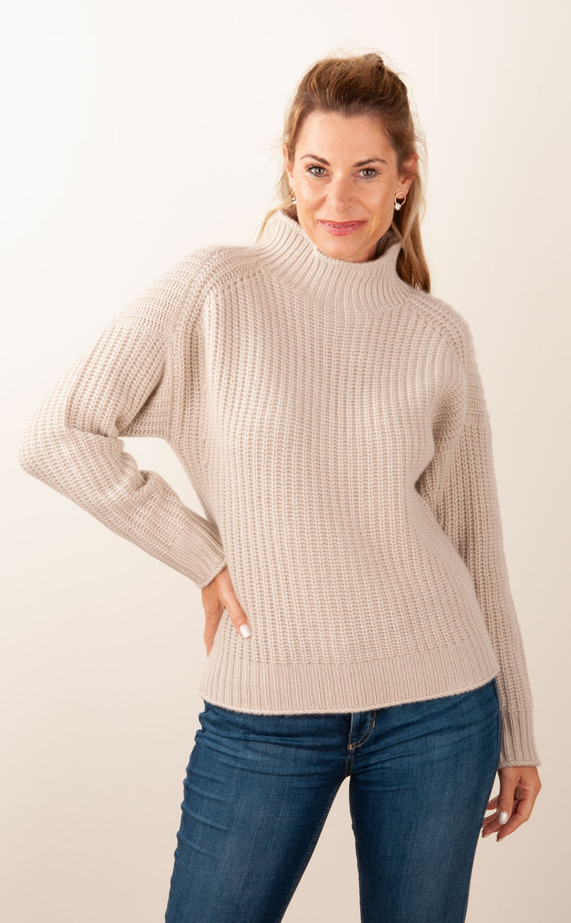 Kaschmir Pullover Beige
