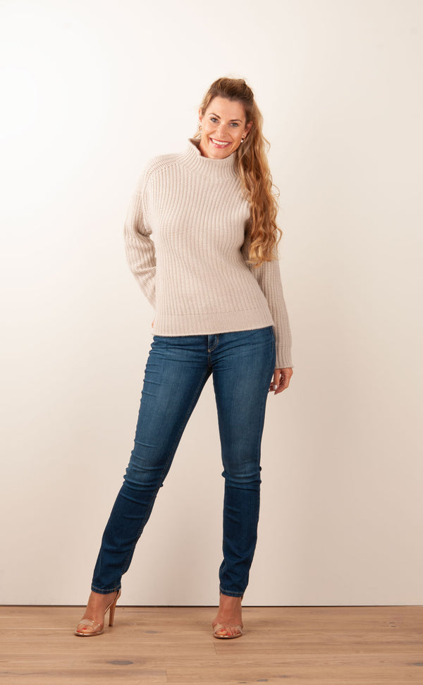 Kaschmir Pullover Beige