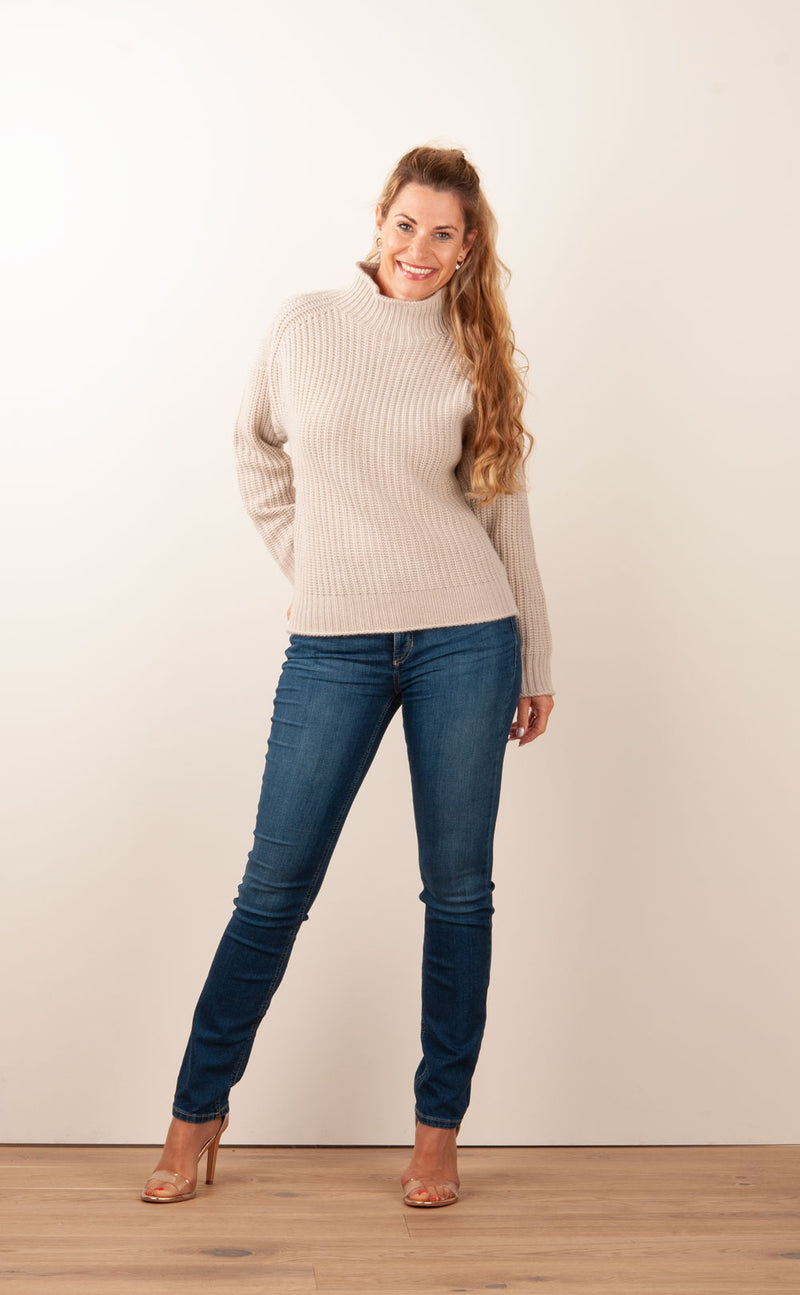 Kaschmir Pullover Beige